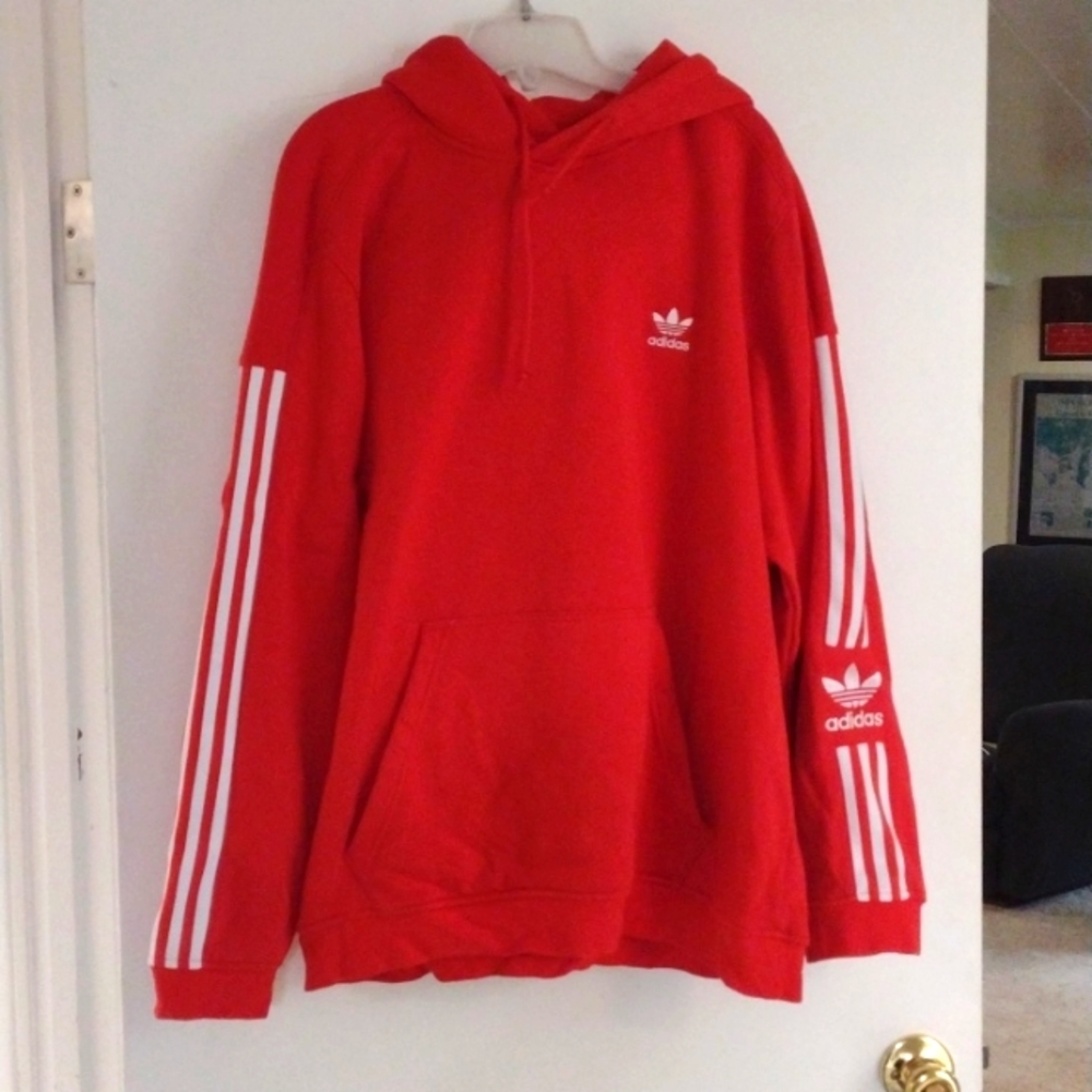 Adidas Originals Tech Hoodie Red Men's L